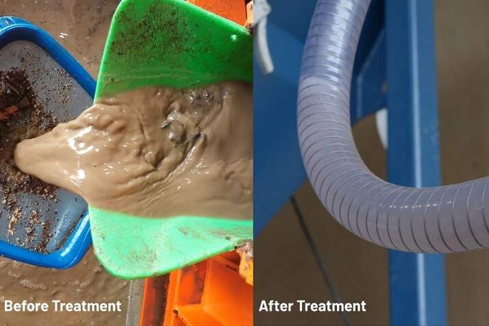 Before and After Water Treatment