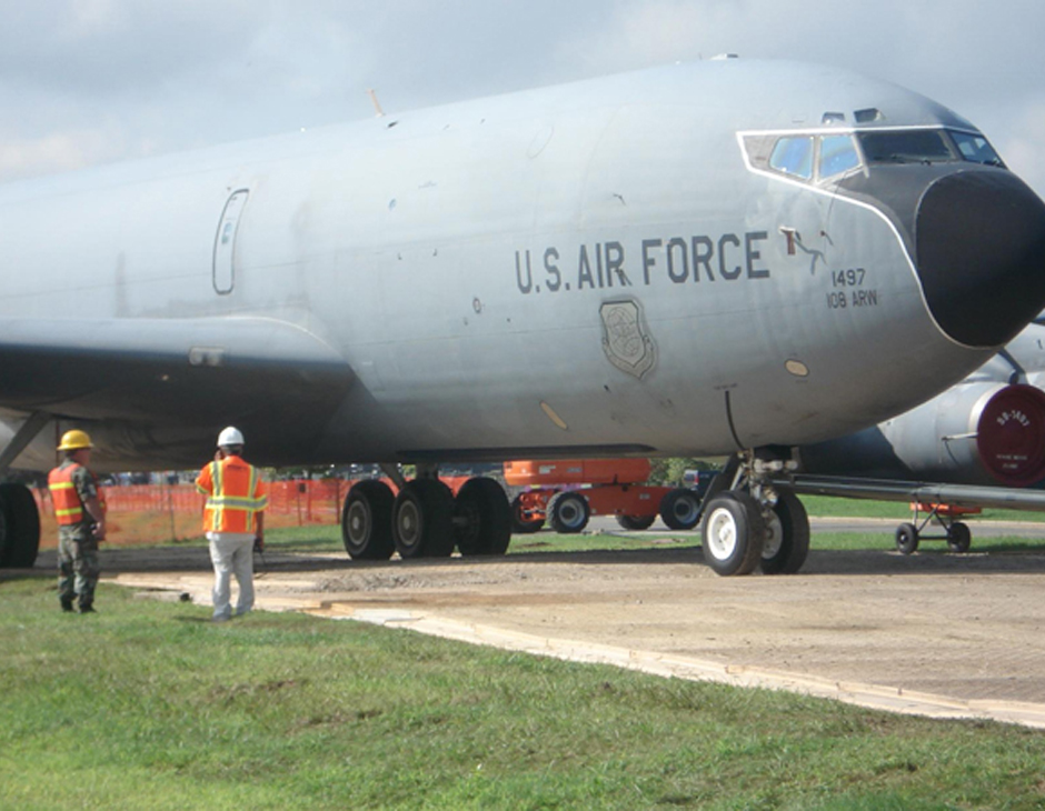 Temporary Taxiway for Military Aircraft