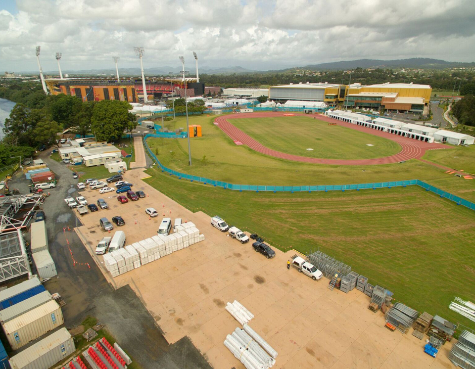 Commonwealth Games Temporary Compound Matting