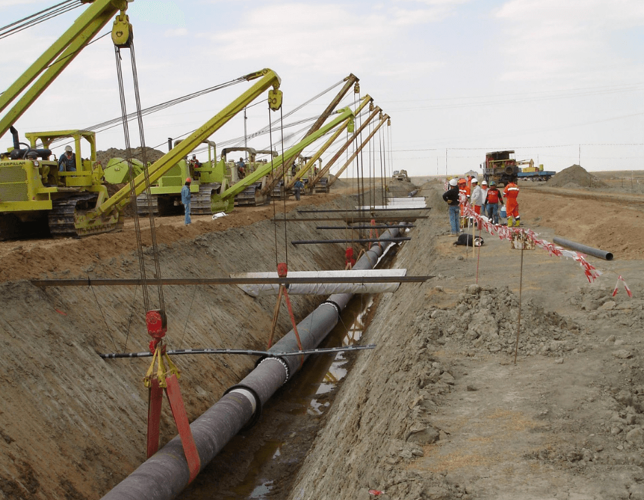 Pipeline Right of Way Matting