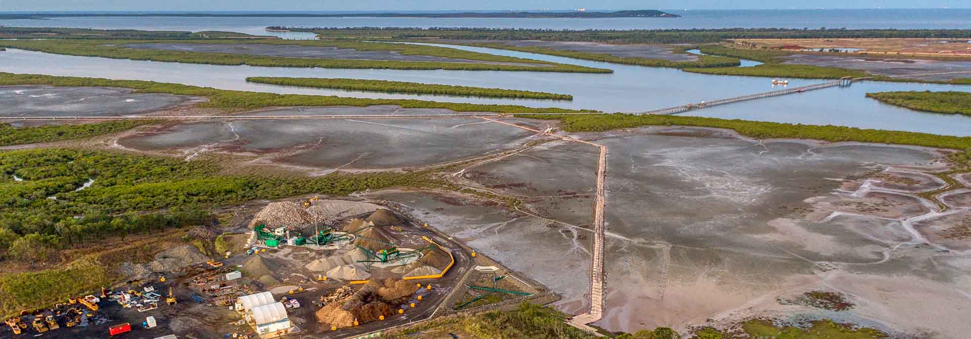Wasteline Replacement in Tidal Flats 