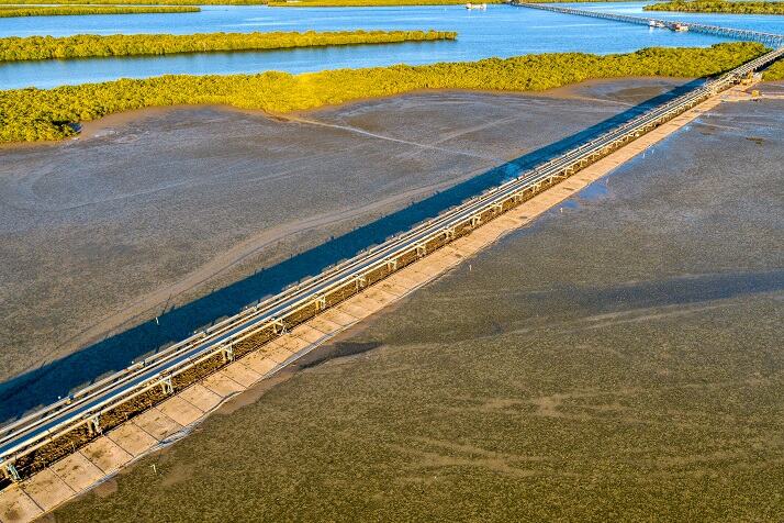 DuraBase Bogmats in Tidal Flats