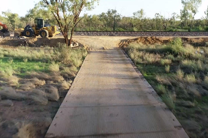 How Composite Matting Get Flood Damaged Rail Lines Back on Track